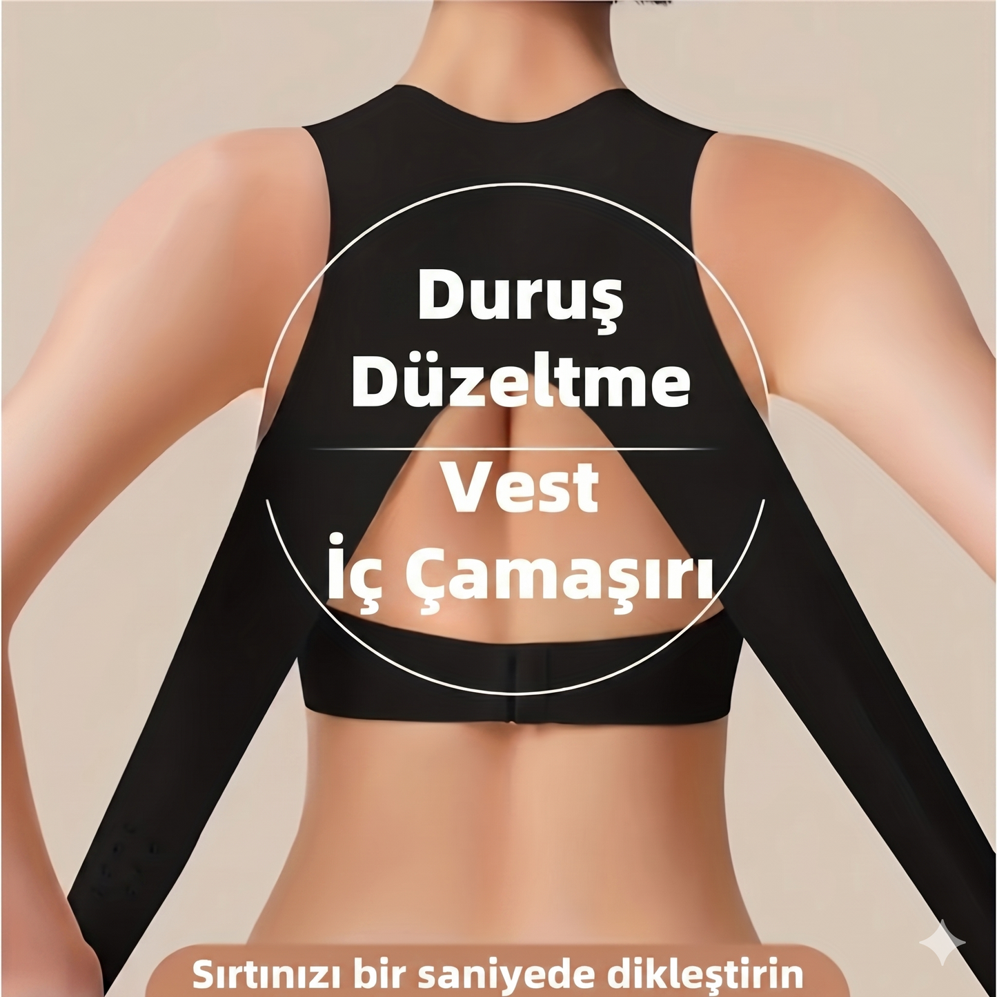 Velossa Duruş Düzeltici Dikişsiz Sütyen Doğal Toparlama • Sırt Desteği • Gün Boyu Konfor