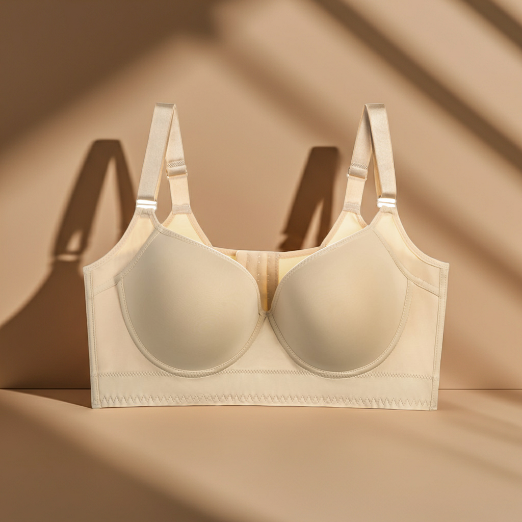 Sırt Düzleştirici Şekillendirici Sütyen - velossa, bej, kusursuz tasarımıyla üstün konfor ve destek sunar.