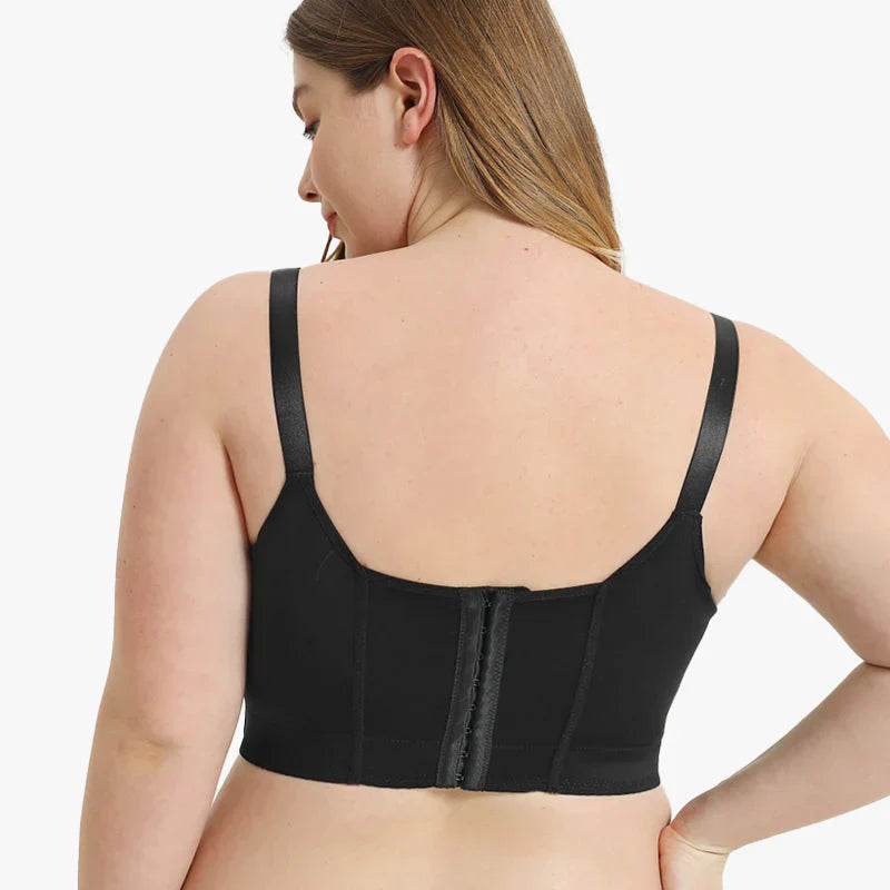 Sırt Düzleştirici Şekillendirici Sütyen - velossa, dikişsiz yapısıyla pürüzsüz görünüm ve destek sağlar.