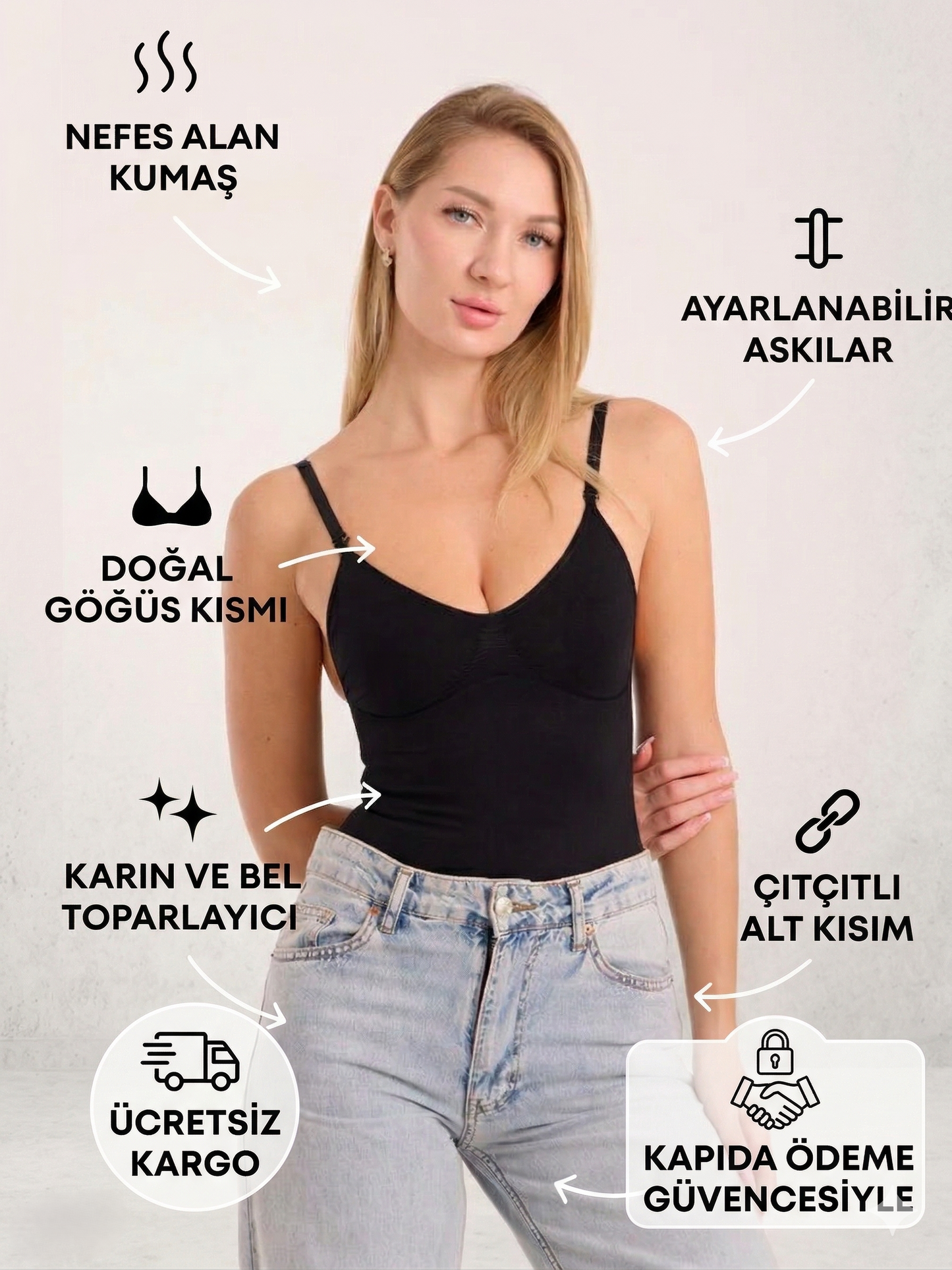 Velossa toparlayıcı korse siyah seamless body, sıkmadan şekillendiren ve iz yapmayan kadın iç giyim ürünü